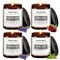 4 PACK Candles for Home Scented, Candles Set for Women, 28 oz 200 Hour Long Lasting Aromatherapy Amber Jar Candles for Women, Valentine, Mother's Day Anniversary Present